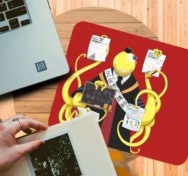 Anime podložka pod myš priateľský chobotnica - Tenstickers