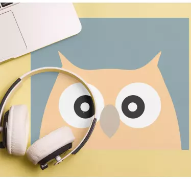 Anime podložka pod myš roztomilá kreslená sova - Tenstickers