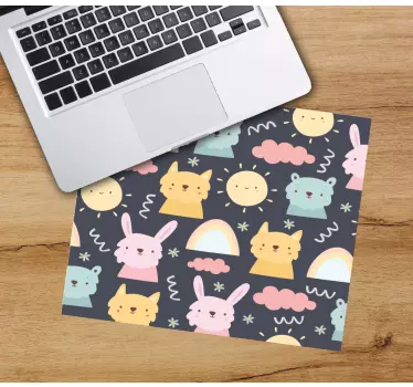 Anime podložka pod myš roztomilý zvierací vzor - Tenstickers