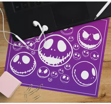 Anime podložka pod myš s hravými lebkami - Tenstickers