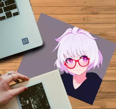 Anime podložka pod myš s očarujúcou postavou - Tenstickers