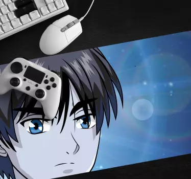 Anime podložka pod myš s portrétom postavy - Tenstickers