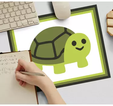 Anime podložka pod myš s veselou korytnačkou - Tenstickers