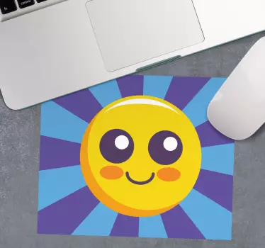 Anime podložka pod myš Šťastná slnečná tvár - Tenstickers