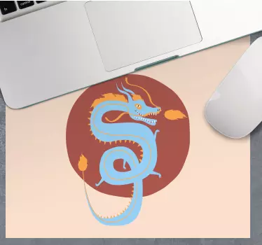 Anime podložka pod myš štylizovaná ilustrácia draka - Tenstickers