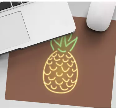 Dizajn originálneho podložky pod myš v neónovom štýle - Tenstickers