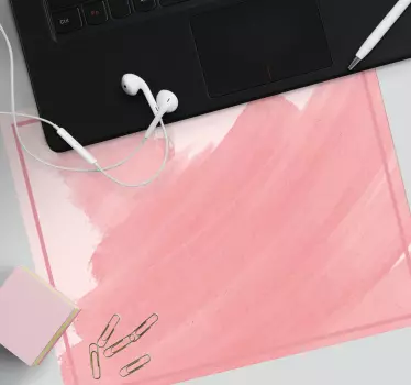 Farba lososovej farby ťahá viac podložiek pod myš - Tenstickers