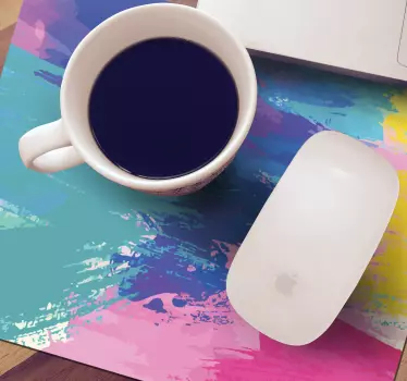 Farby pôvodná vinylová podložka pod myš - Tenstickers