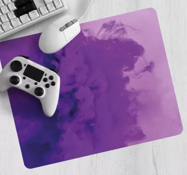 Fialová dymová textúra viac podložiek pod myš - Tenstickers