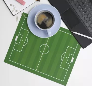 Futbalové ihrisko originálna podložka pod myš - Tenstickers