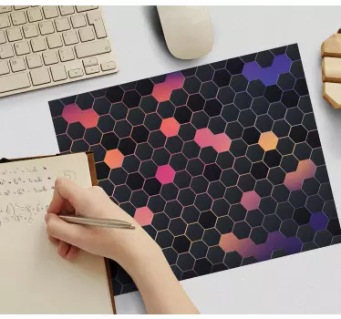 Geometrické farebné tvary podložiek pod myš - Tenstickers
