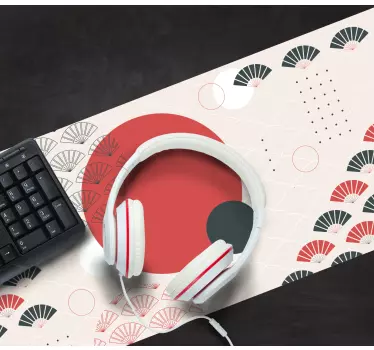 Geometrické vzory japonských podložiek pod myš - Tenstickers