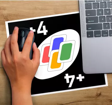 Herná podložka pod myš farebná sada kariet - Tenstickers