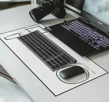 herná podložka herná oblasť - Tenstickers