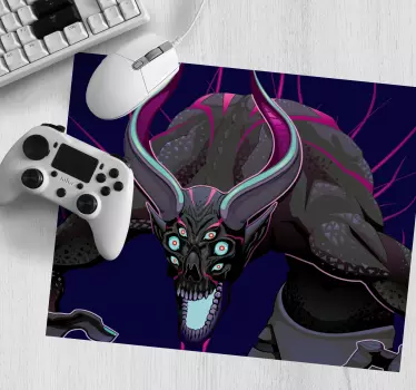 Herná podložka pod myš ilustrácie mýtického tvora - Tenstickers