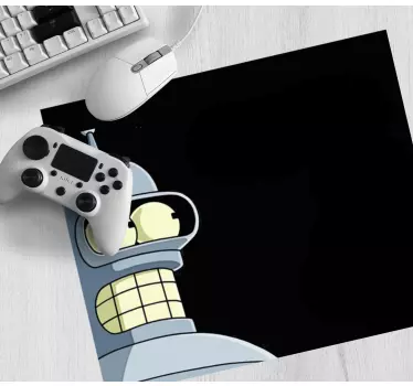 Herná podložka pod myš robotický portrét postavy - Tenstickers