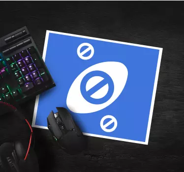 Podložka pod myš štylizovaný znak oka - Tenstickers