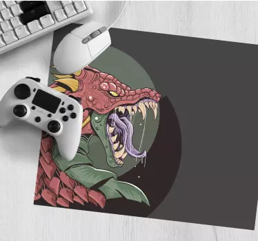 Herná podložka pod myš surová hlava draka - Tenstickers