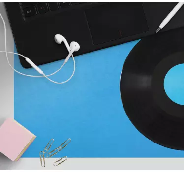 Herná podložka pod myš v štýle vinylových platní - Tenstickers