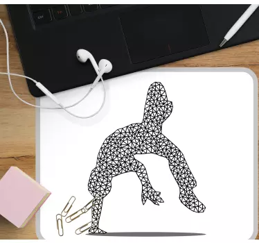 Hip hop tanečnica originálna podložka pod myš - Tenstickers