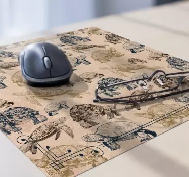 Korytnačky béžové pozadie korytnačka myš - Tenstickers
