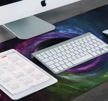 Kozmos pôvodná vinylová podložka pod myš - Tenstickers