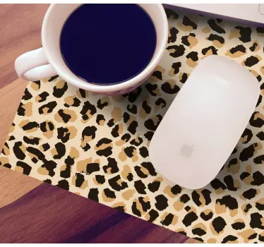 Leopardie zviera potlač originálnej podložky pod myš - Tenstickers