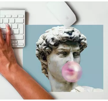 Originálna podložka pod myš bublajúca mramorová socha - Tenstickers