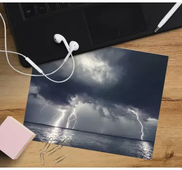 Originálna podložka pod myš búrka nad oceánom - Tenstickers
