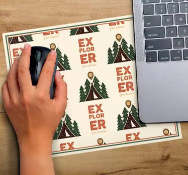 Originálna podložka pod myš dobrodružná príroda - Tenstickers