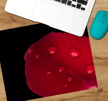 Originálna podložka pod myš elegancia ružových lupienkov - Tenstickers