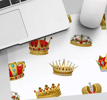 Originálna podložka pod myš farebná korunná kolekcia - Tenstickers