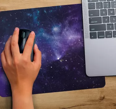 Originálna podložka pod myš fialová hviezda - Tenstickers