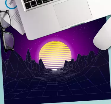 Originálna podložka pod myš geometrická západná krajina - Tenstickers