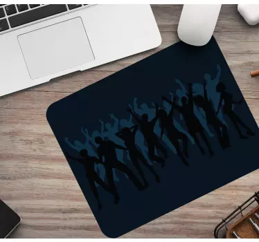 Originálna podložka pod myš koláž tanečných siluet - Tenstickers