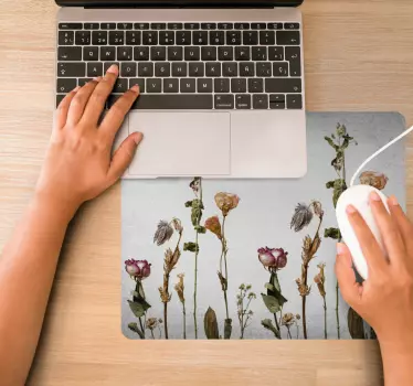 Originálna podložka pod myš kvetinová aranžmán - Tenstickers