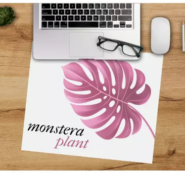 Originálna podložka pod myš monstera list zvýraznenie - Tenstickers
