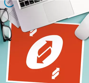 Originálna podložka pod myš odvážny kruhový symbol - Tenstickers