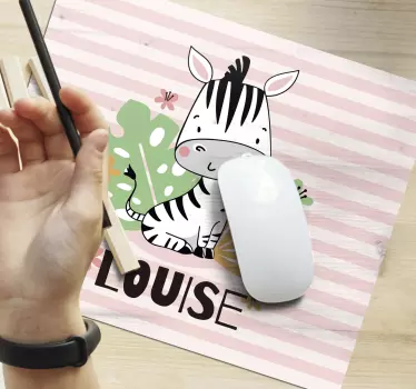Originálna podložka pod myš roztomilá zebra - Tenstickers