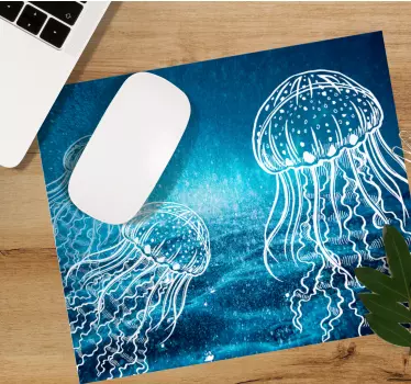 Originálna podložka pod myš s eterickou medúzou - Tenstickers