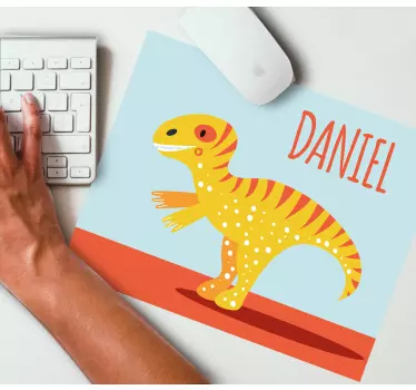 Originálna podložka pod myš s farebným dinosaurom - Tenstickers