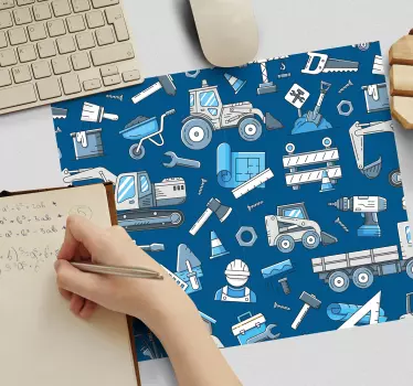 Originálna podložka pod myš s motívom nástrojov - Tenstickers
