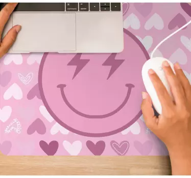 Originálna podložka pod myš s motívom srdiečok - Tenstickers
