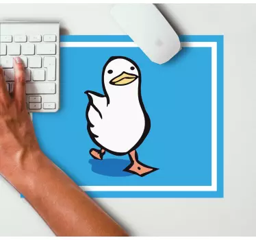 Originálna podložka pod myš s pôvabnou kačicou - Tenstickers