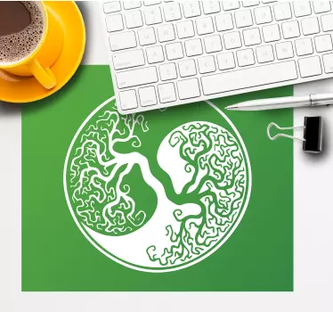 Originálna podložka pod myš s prepracovaným dizajnom stromu - Tenstickers