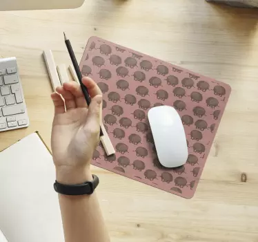 Originálna podložka pod myš s roztomilým ježkom - Tenstickers