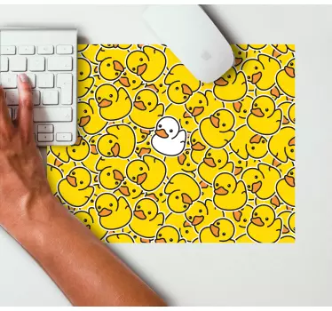 Originálna podložka pod myš s roztomilým káčatkovým vzorom - Tenstickers