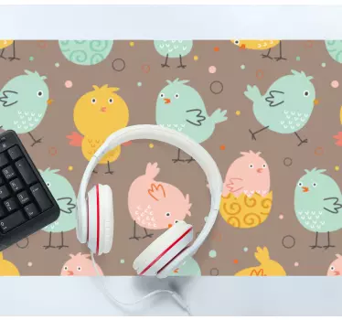 Originálna podložka pod myš s živými vtáčími motívmi - Tenstickers