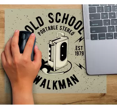 Originálna podložka pod myš vintage stereo walkman - Tenstickers
