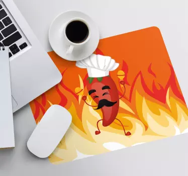 Originálna podložka pod myš zábavný kuchár korenie - Tenstickers